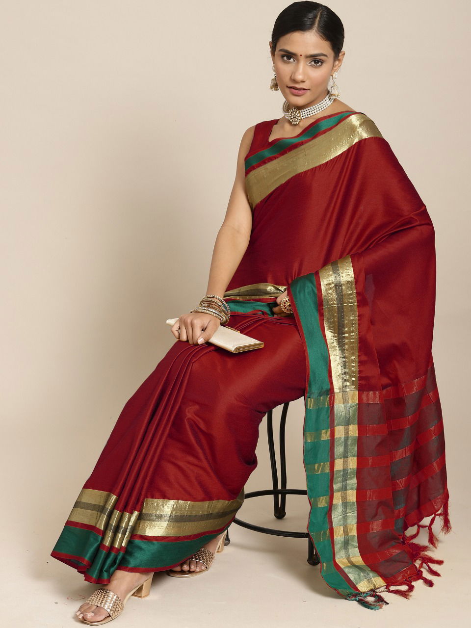 Aura Festive New Designer Party Wear Silk Latest Saree Collection